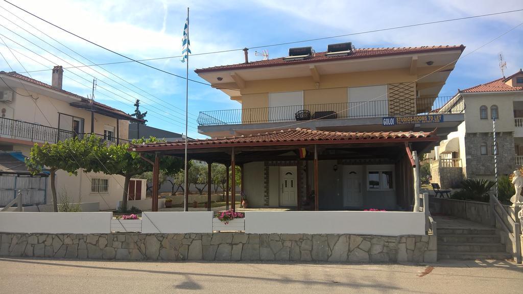 Gkoloi Studios & Apartments Kalyves Polygyrou Bagian luar foto